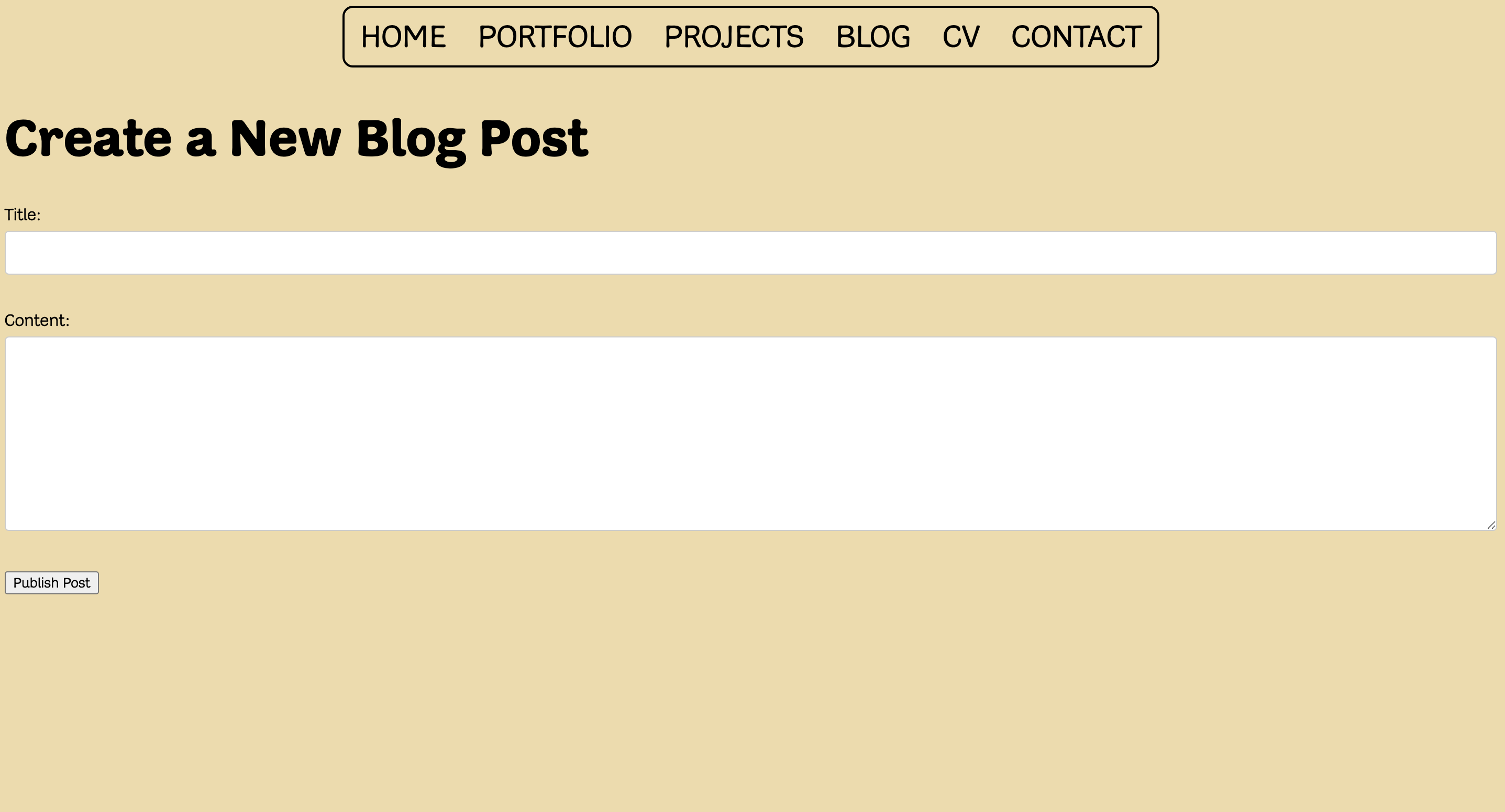 Blogpost manager module